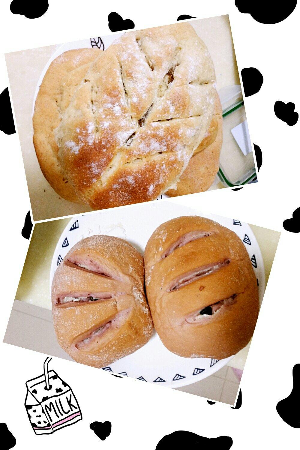 粉色少女心 免揉麻薯欧包