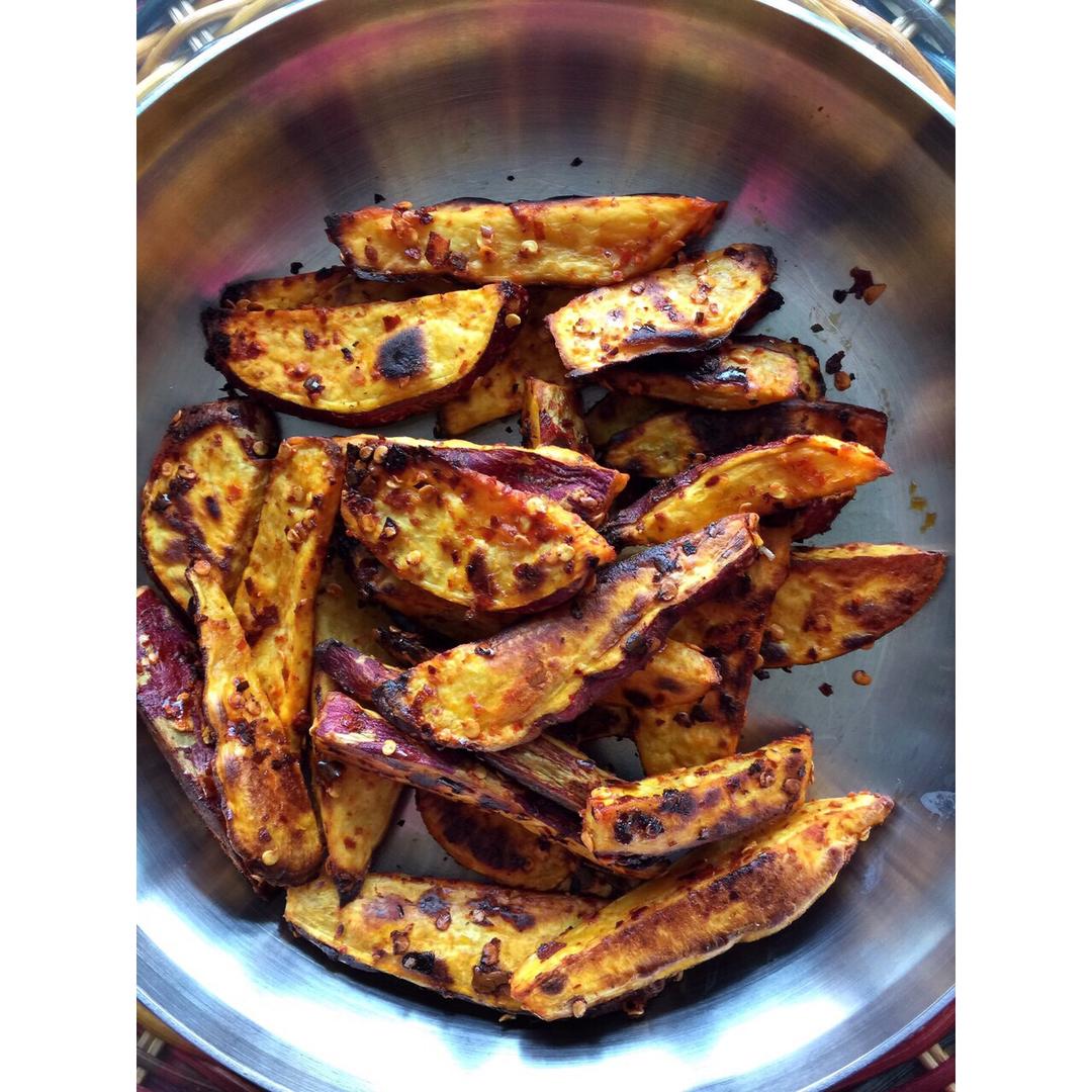 【曼食慢语】香辣烤红薯条