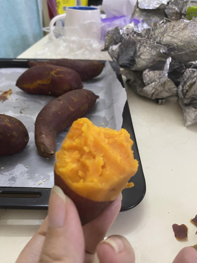 烤红薯（想吃自己做系列烤箱版）