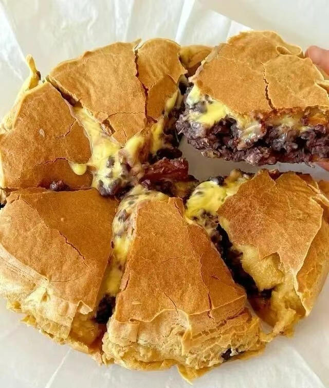 无油无糖超低卡的甜品--红豆沙芝士年糕