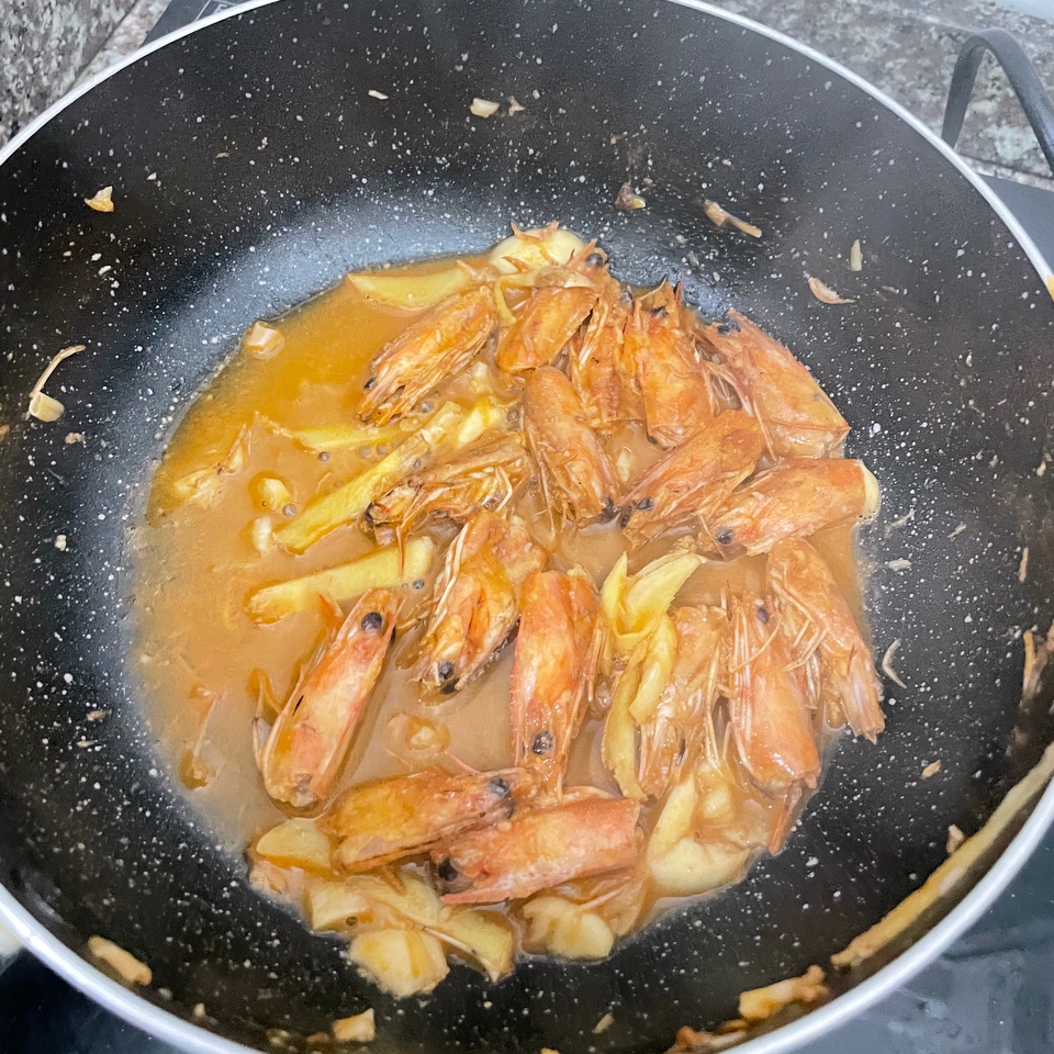 香菇鲜虾粥的做法 步骤7