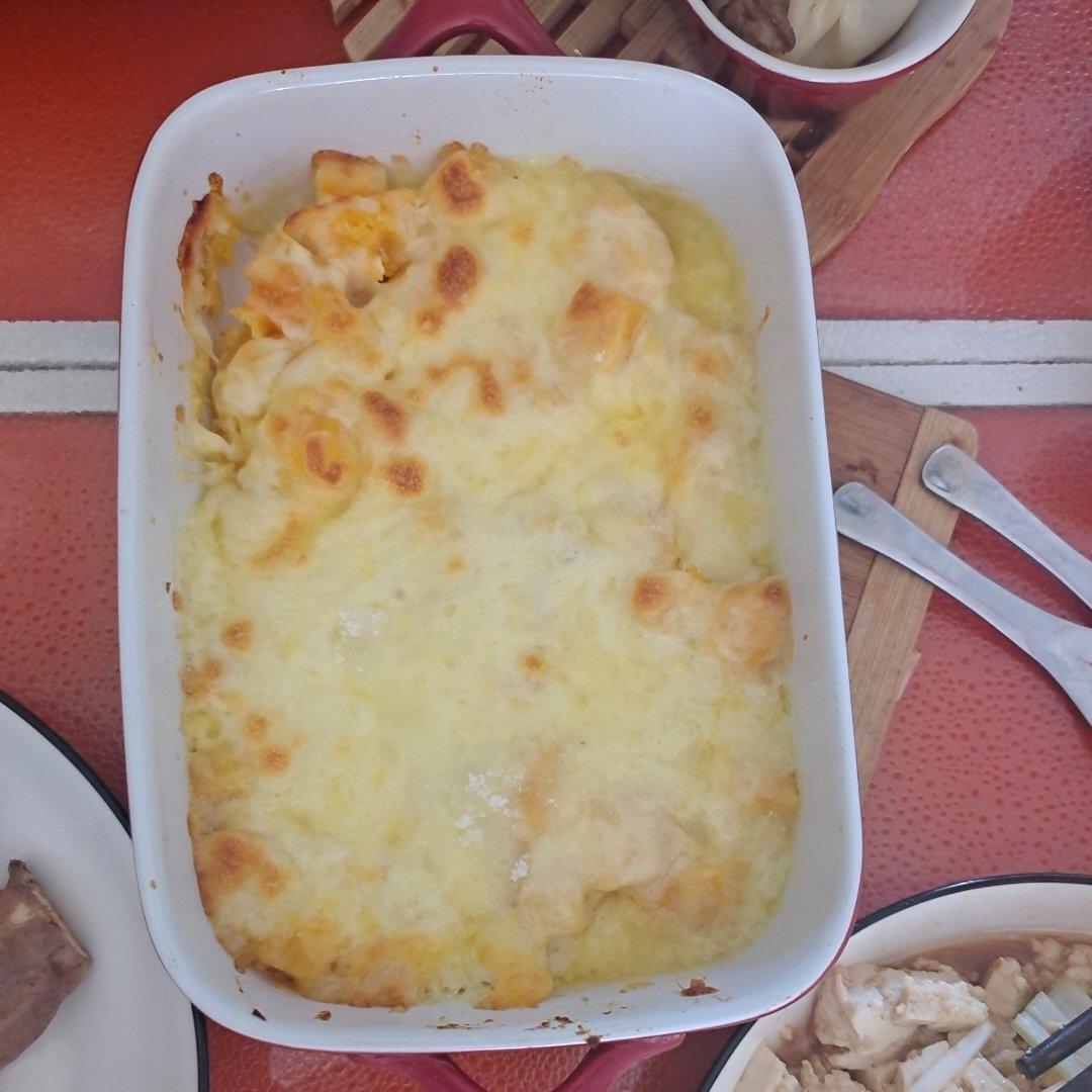 奶香芝士焗红薯