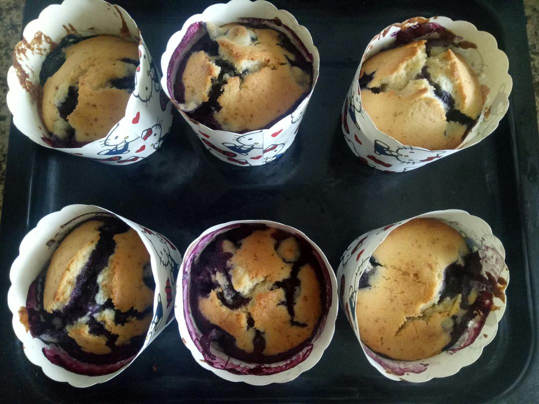 蓝莓玛芬蛋糕 Blueberry Muffin