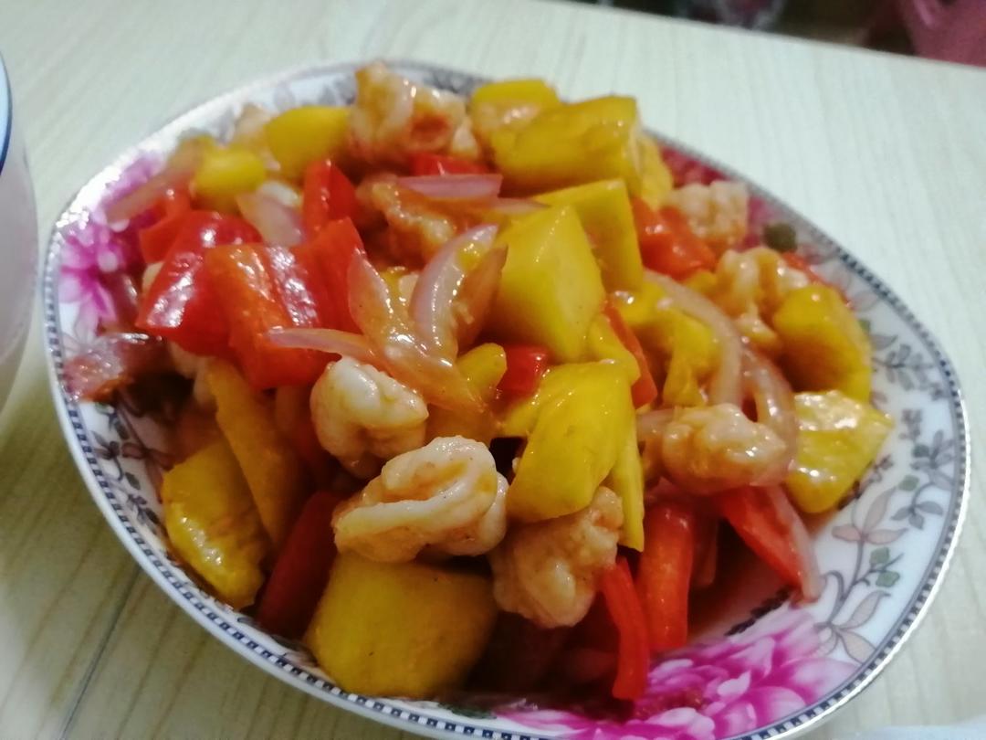 菠萝虾球