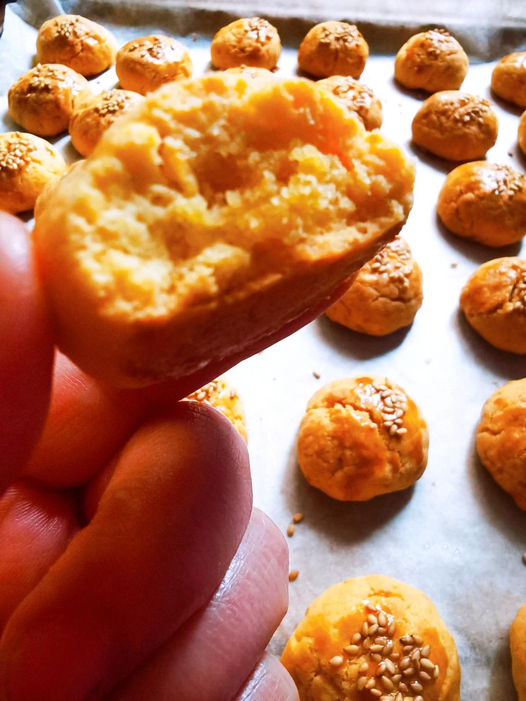 香酥咸蛋黄饼干