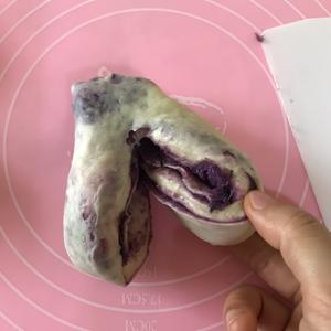 紫薯爱心面包（免揉）的做法 步骤10