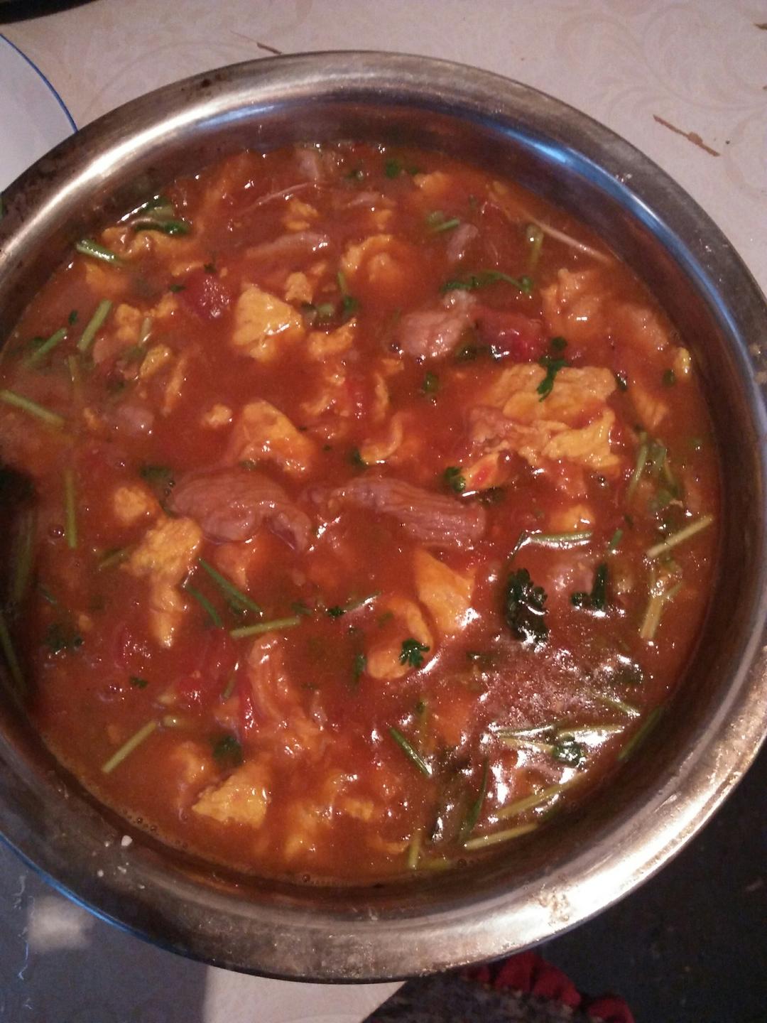 (外婆真传)西红柿打卤面