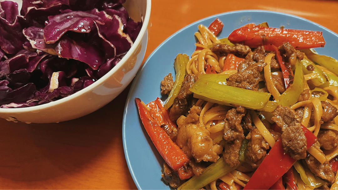 比餐厅好吃的黑椒牛柳意面🍝零失败简单教程