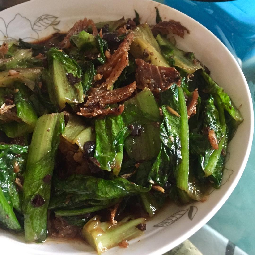豆豉鲮鱼油麦菜