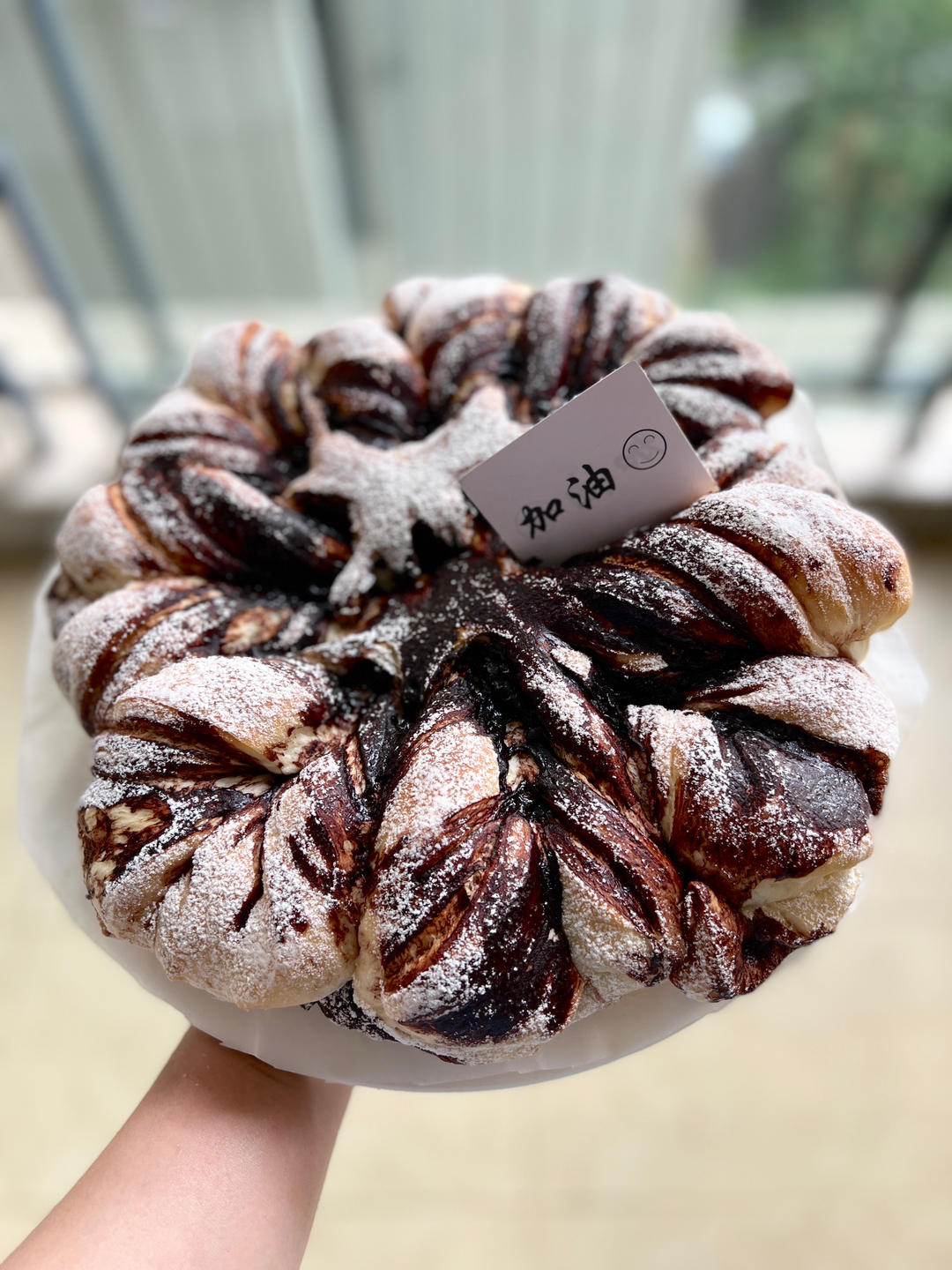 圣诞雪花面包，一次性发酵，简单漂亮又美味