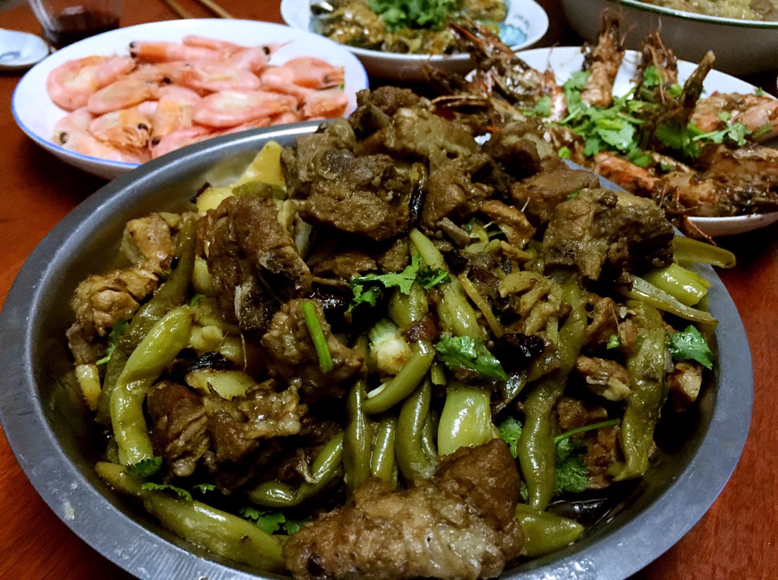 土豆豆角炖排骨