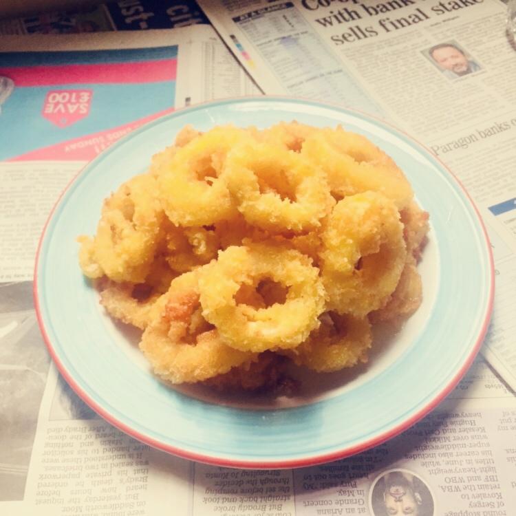 酥炸鱿鱼圈——好吃到停不了口