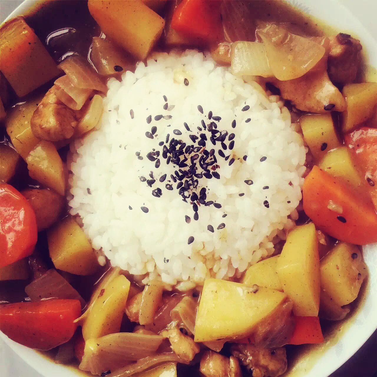 咖喱鸡饭