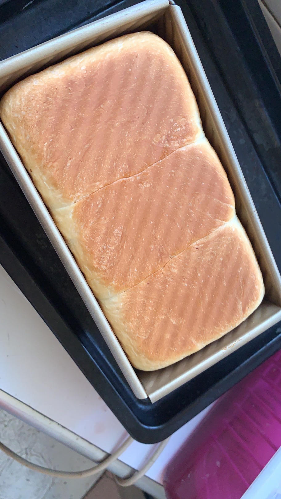 炼乳吐司🍞一次发酵也柔软