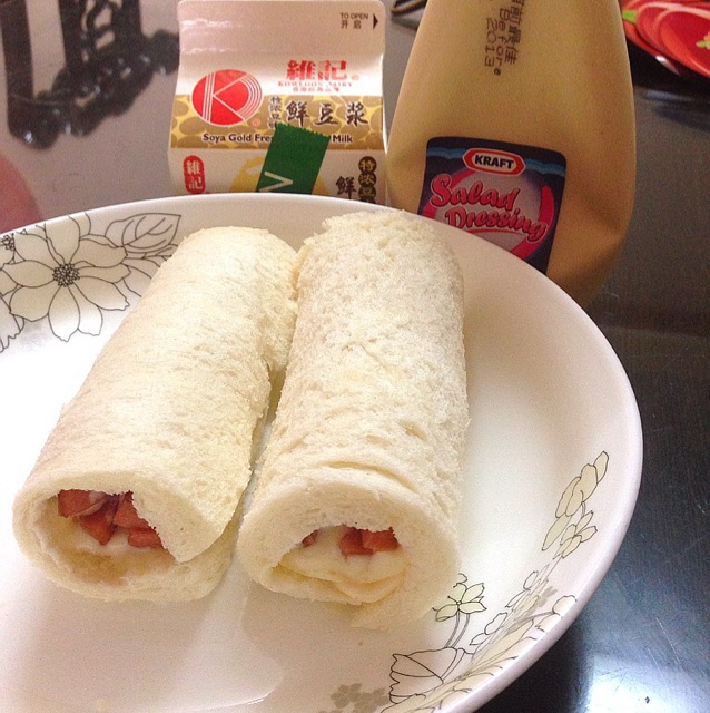 香肠芝士三文治卷