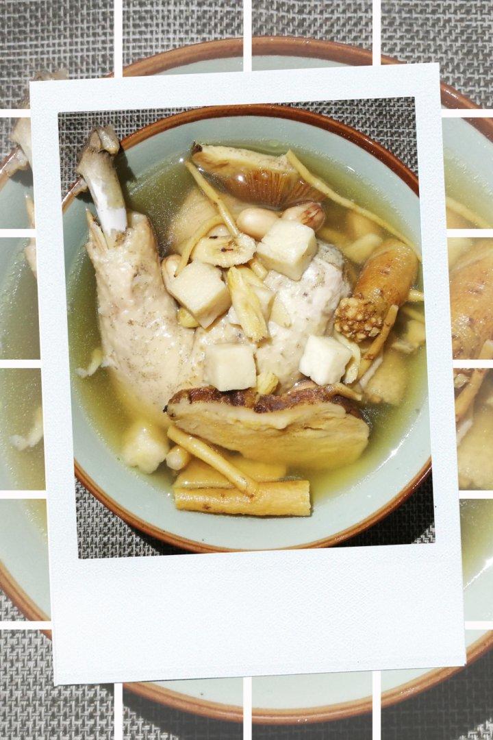 狮子仔贝贝mi做的黄芪白术茯苓煲鸡