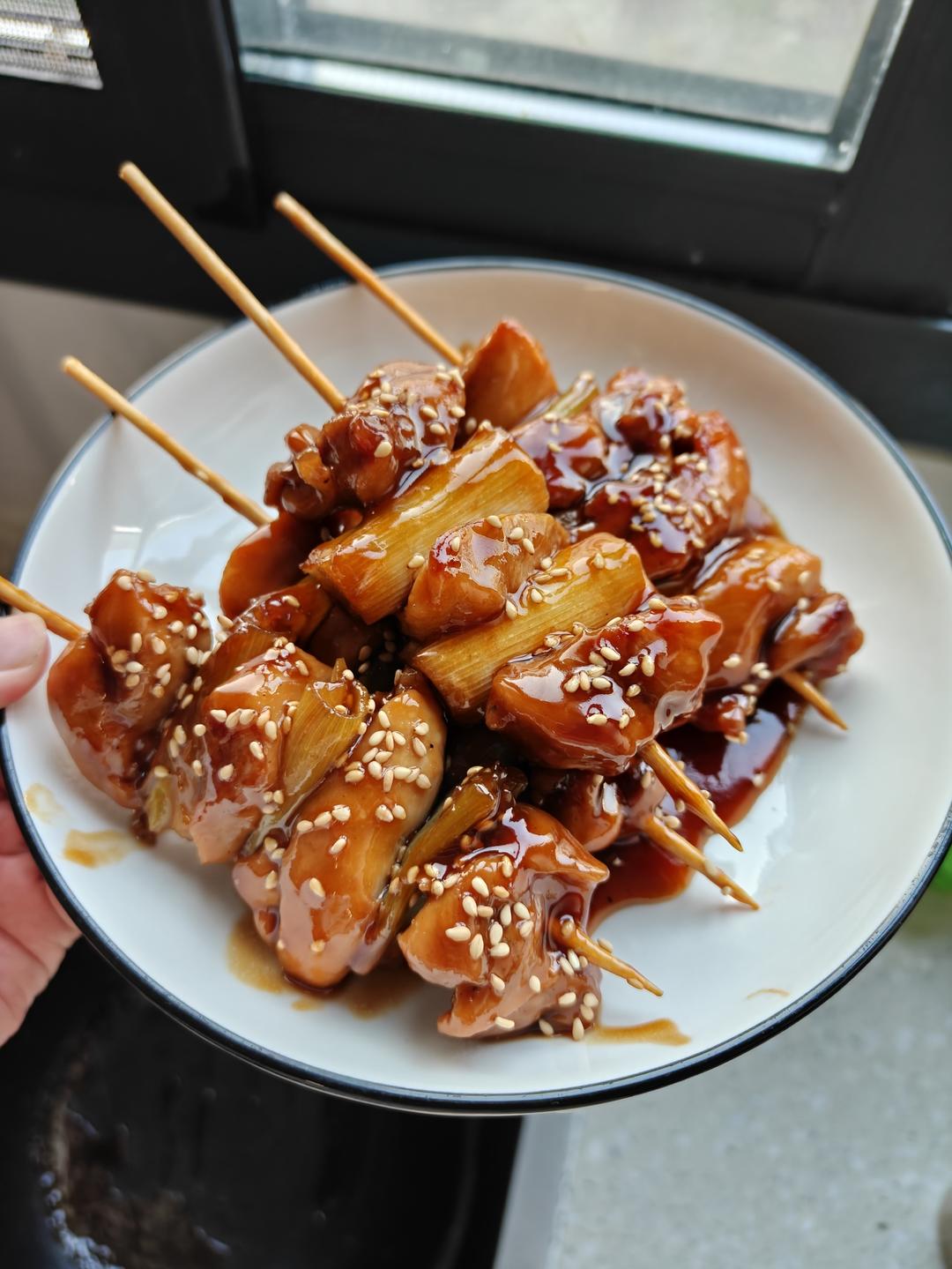 照烧大葱鸡肉肉串