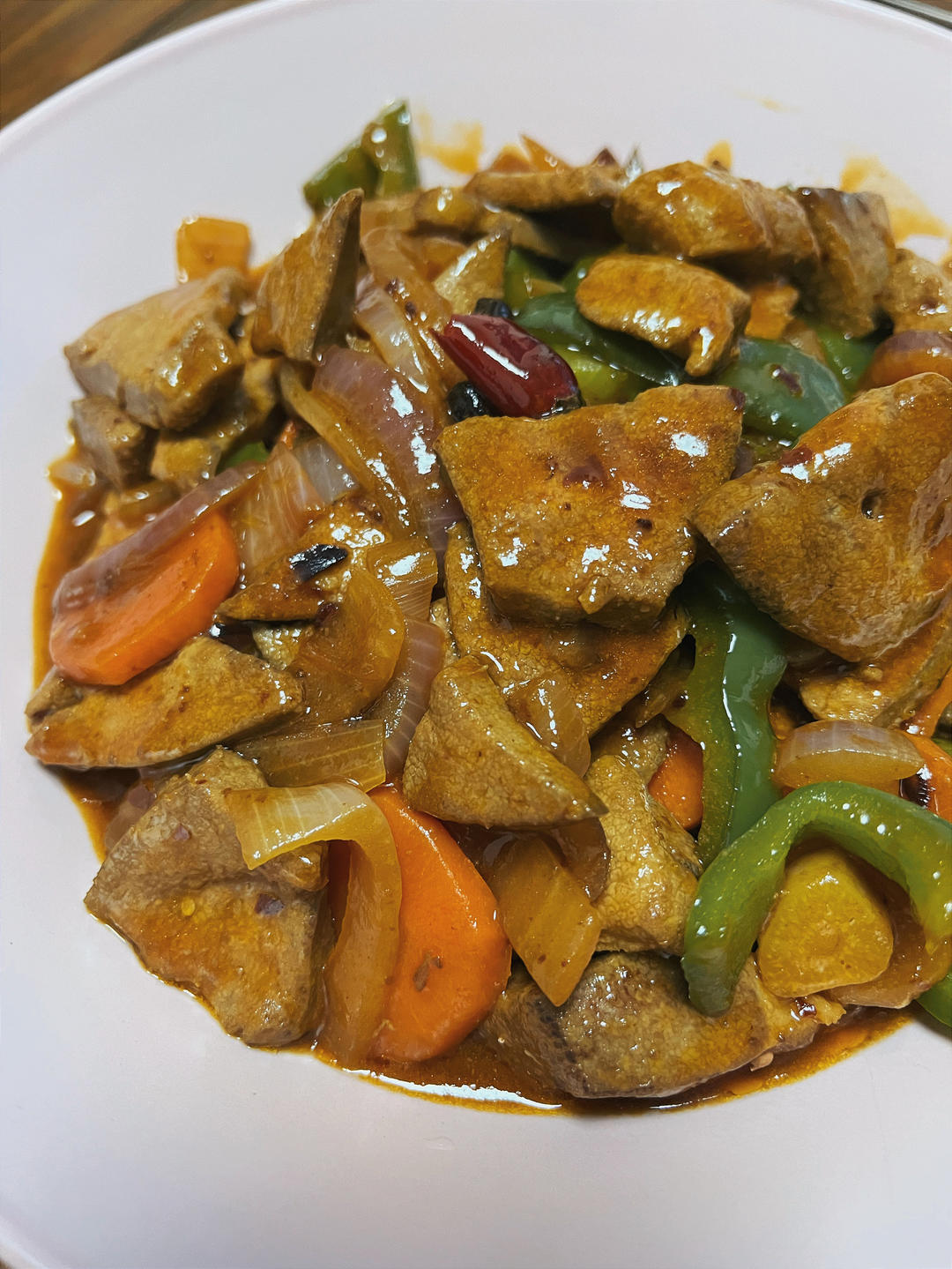 这样炒的猪肝鲜嫩入味，一点都不腥，特别好吃😋
