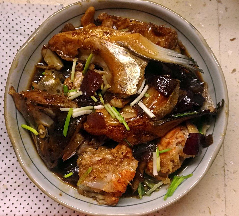 《中餐厅》张亮的焗三文鱼头
