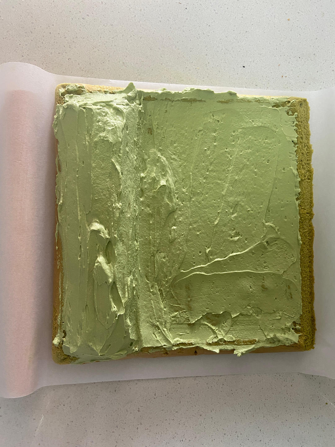 【简简厨房】抹茶瑞士卷，抹茶蛋糕卷。