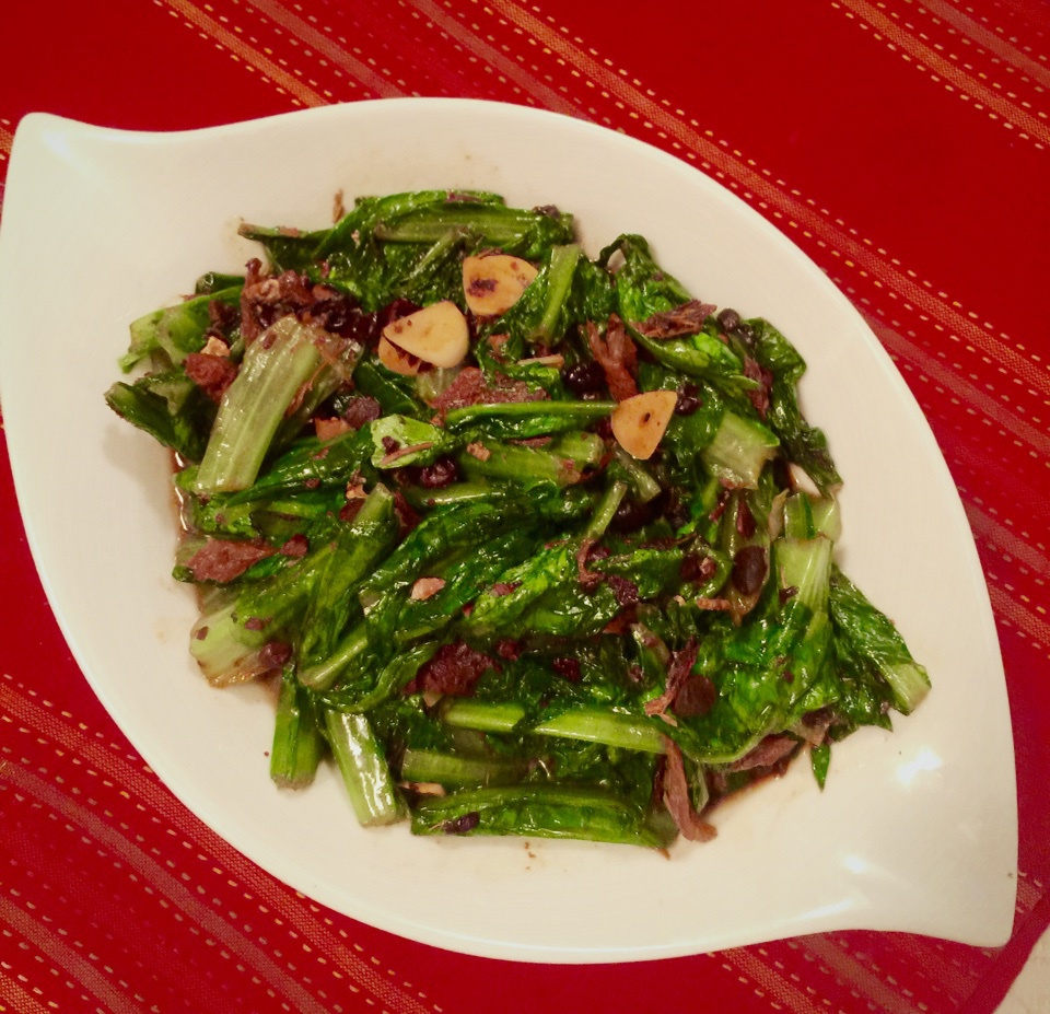 豆豉鲮鱼油麦菜