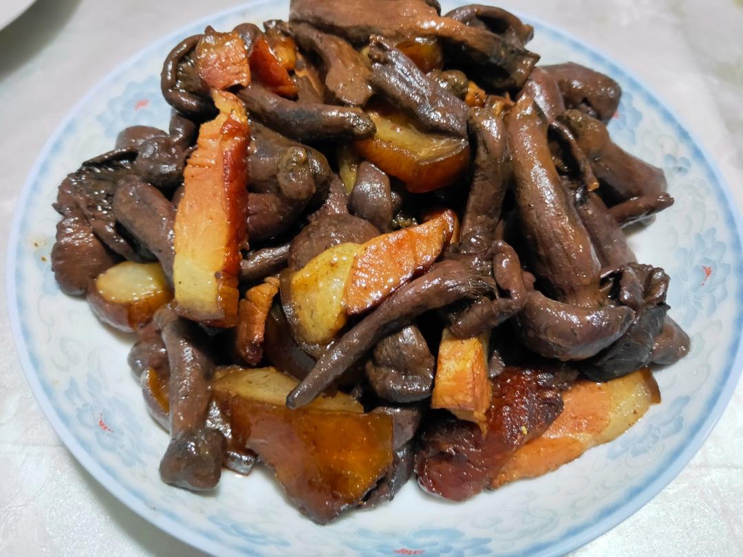 野生榛蘑烧肉