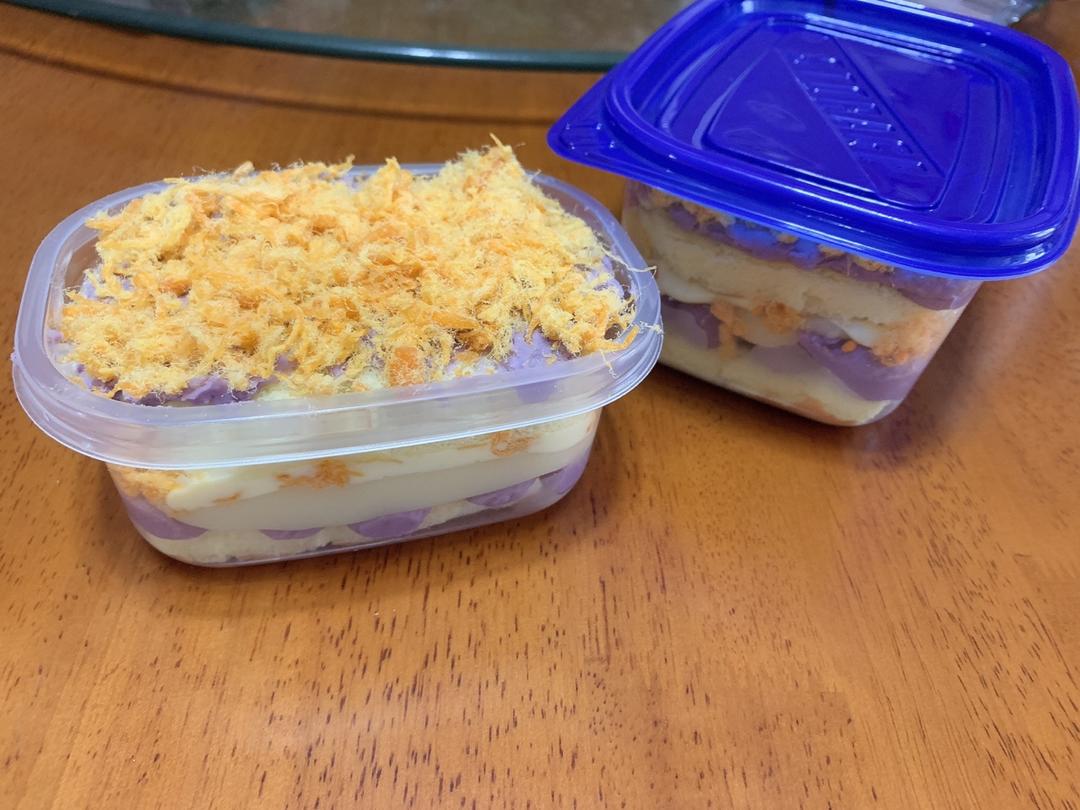 肉松麻薯芋泥盒子