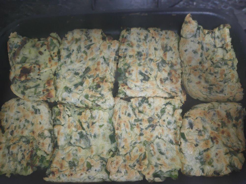 韭菜鸡蛋摊饼