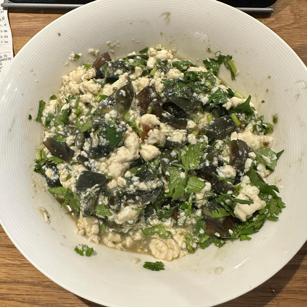 超级好吃皮蛋豆腐