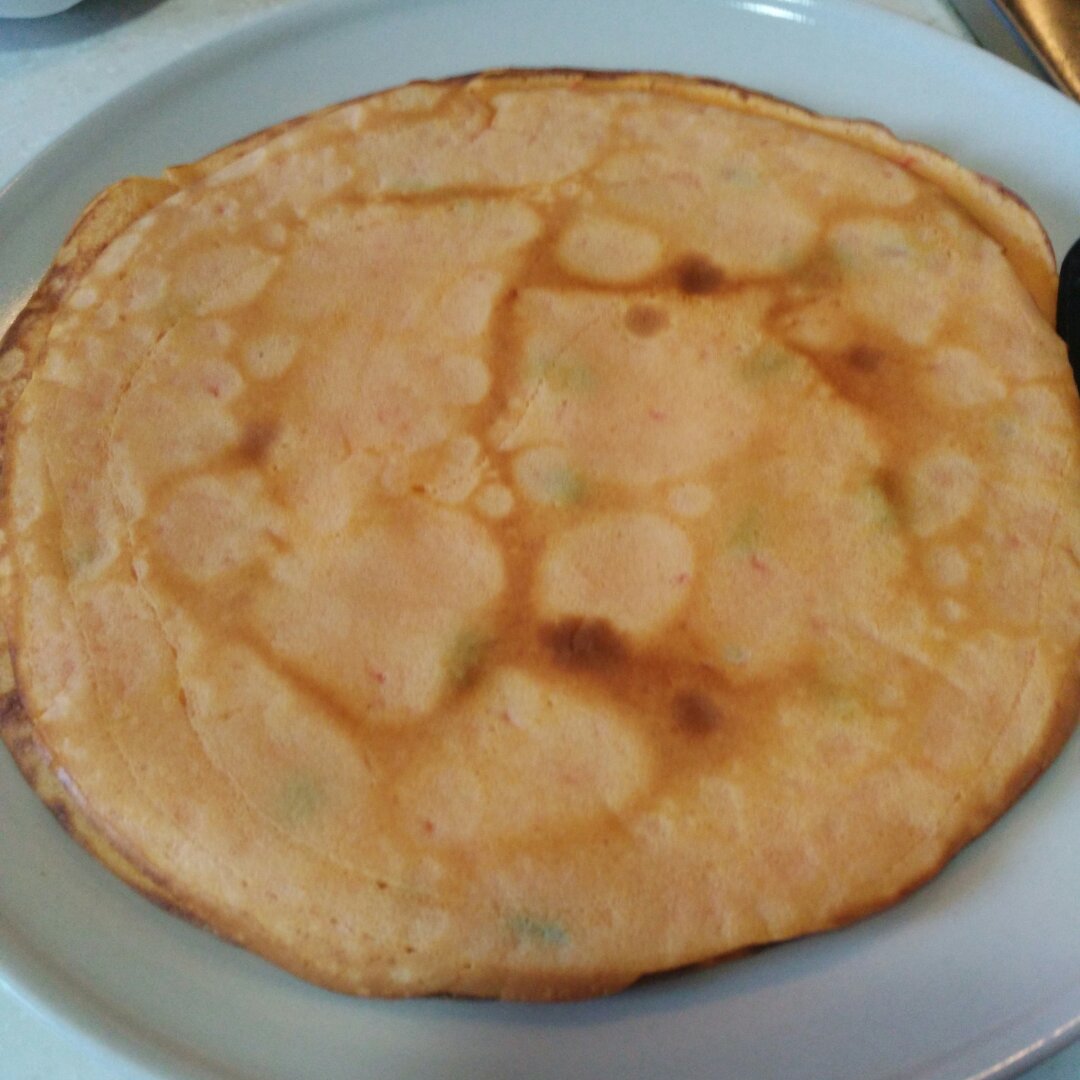 松软香嫩的西红柿鸡蛋饼