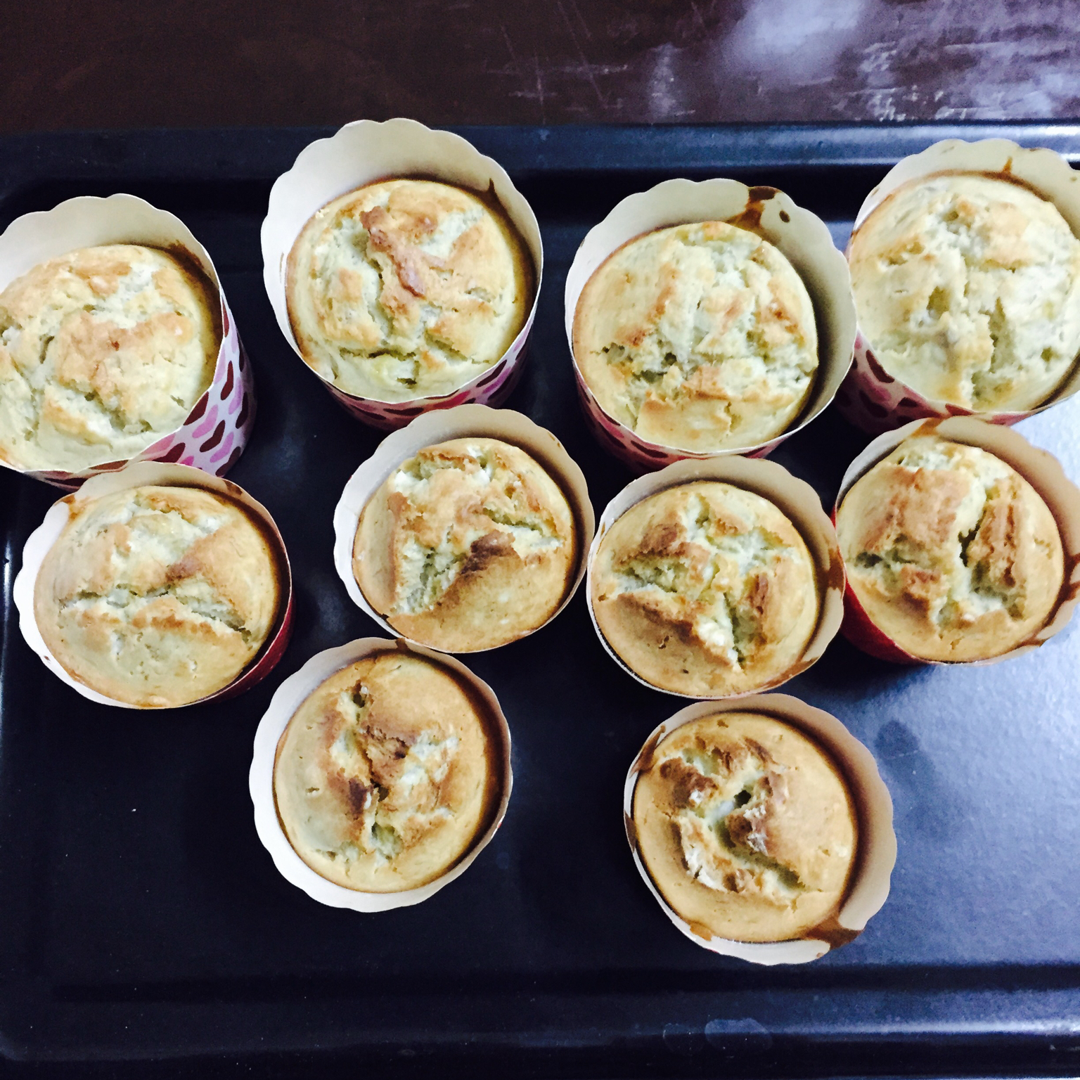 马芬 纸杯蛋糕cupcake香蕉松糕