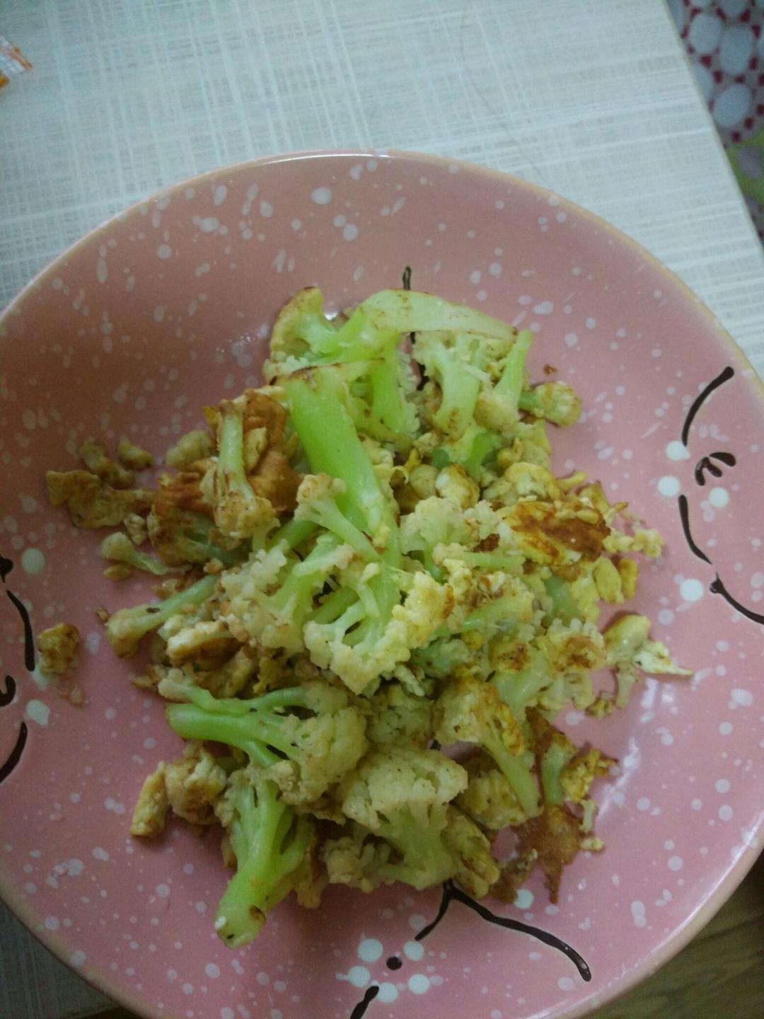 [补血菜谱]花菜炒蛋