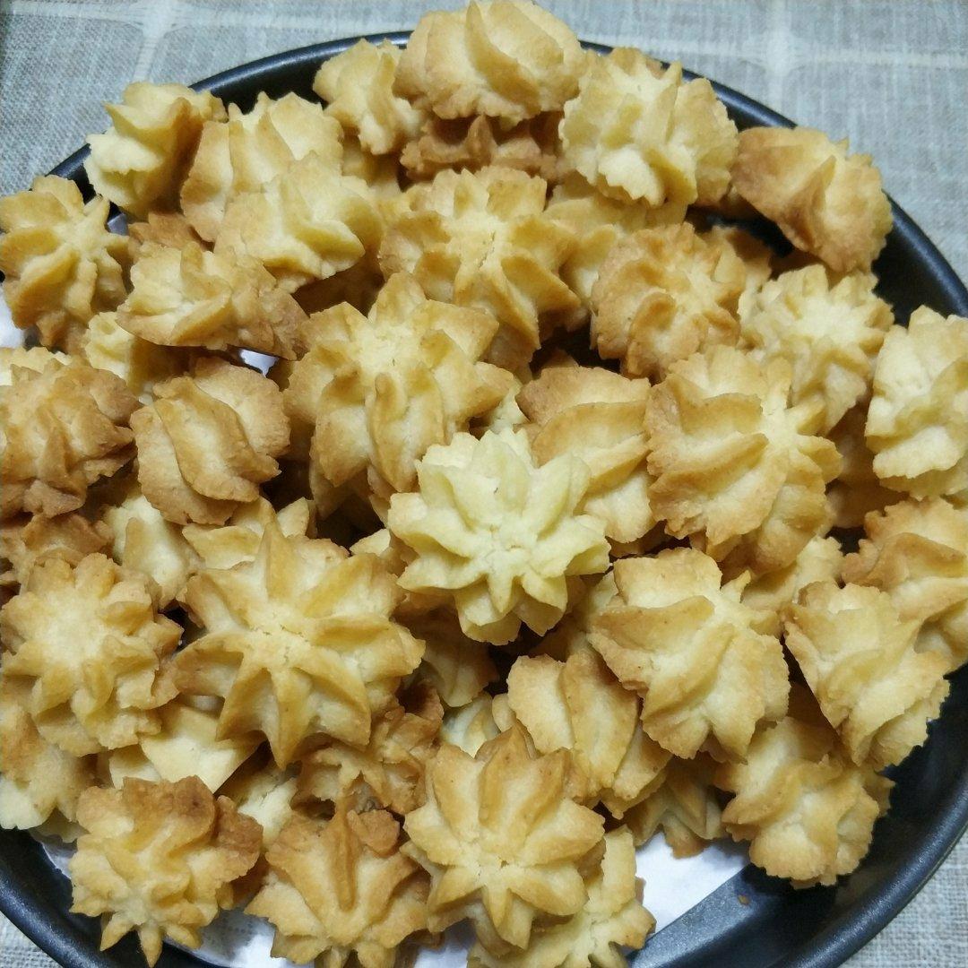 曲奇饼干，完美配方超好挤，酥到不敢碰，一个月还能酥掉渣