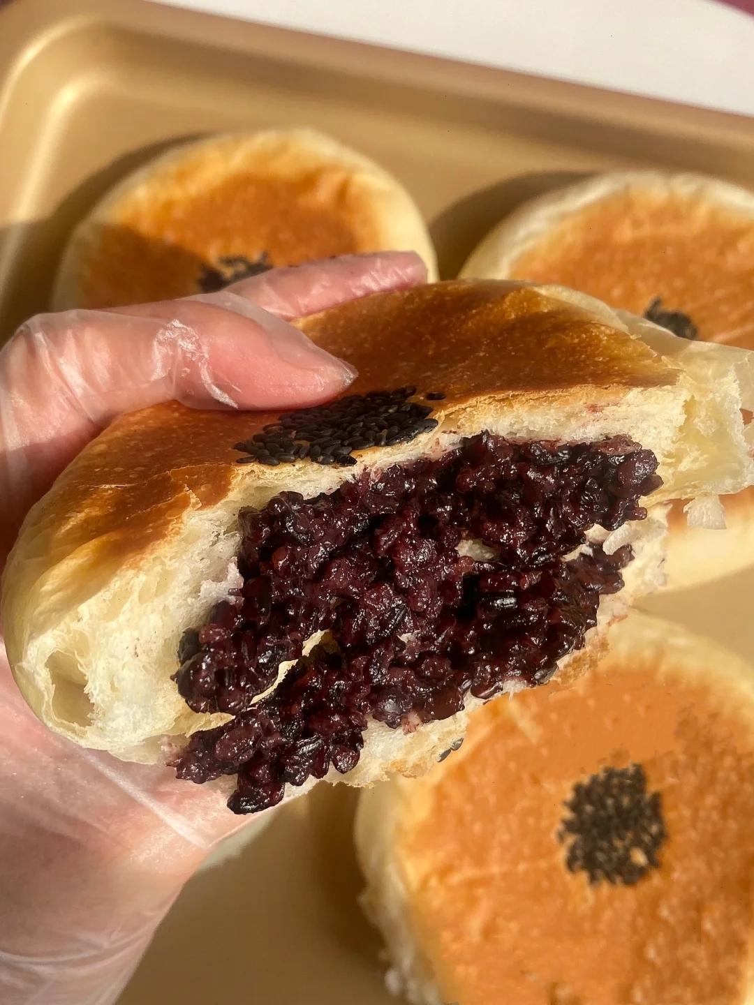 日式紫米大米面包｜软糯香甜｜补中益气｜健脾养胃