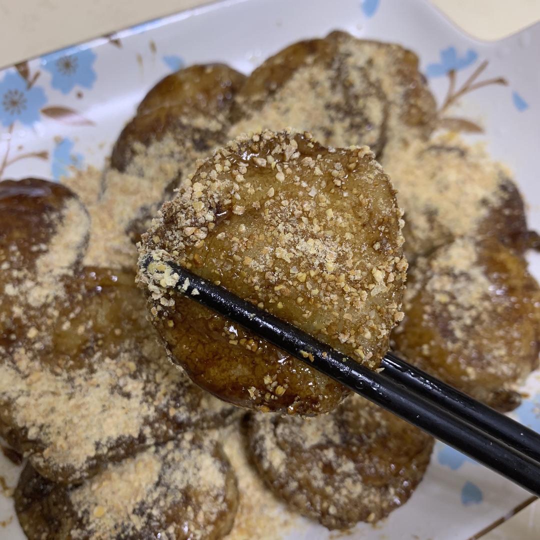 94简易版红糖糍粑94黄豆粉的做法