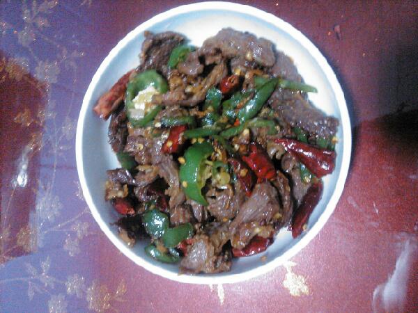 小炒牛肉