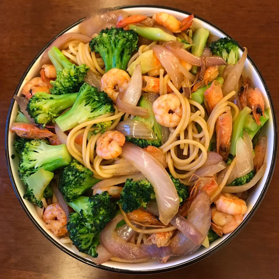 减脂|美味又低脂的虾油虾仁意大利面