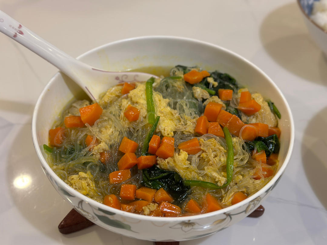 菠菜粉丝汤