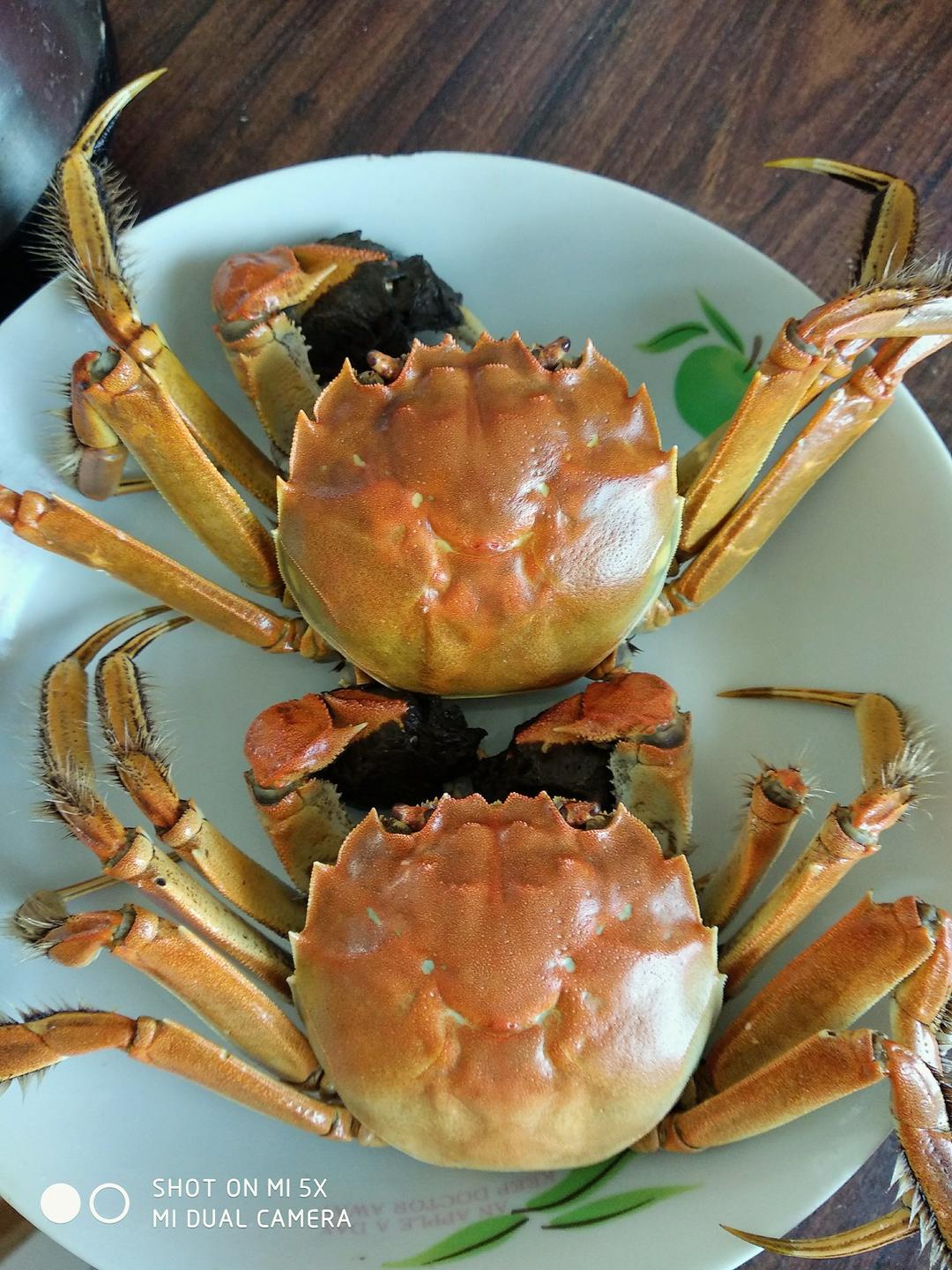 清蒸大闸蟹