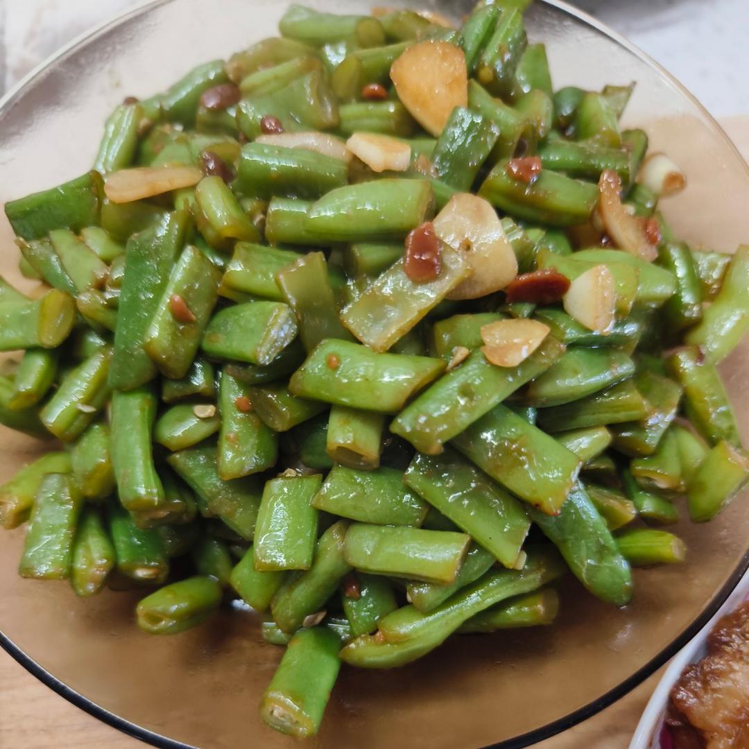 比肉好吃百倍无敌下饭素炒豆角丝