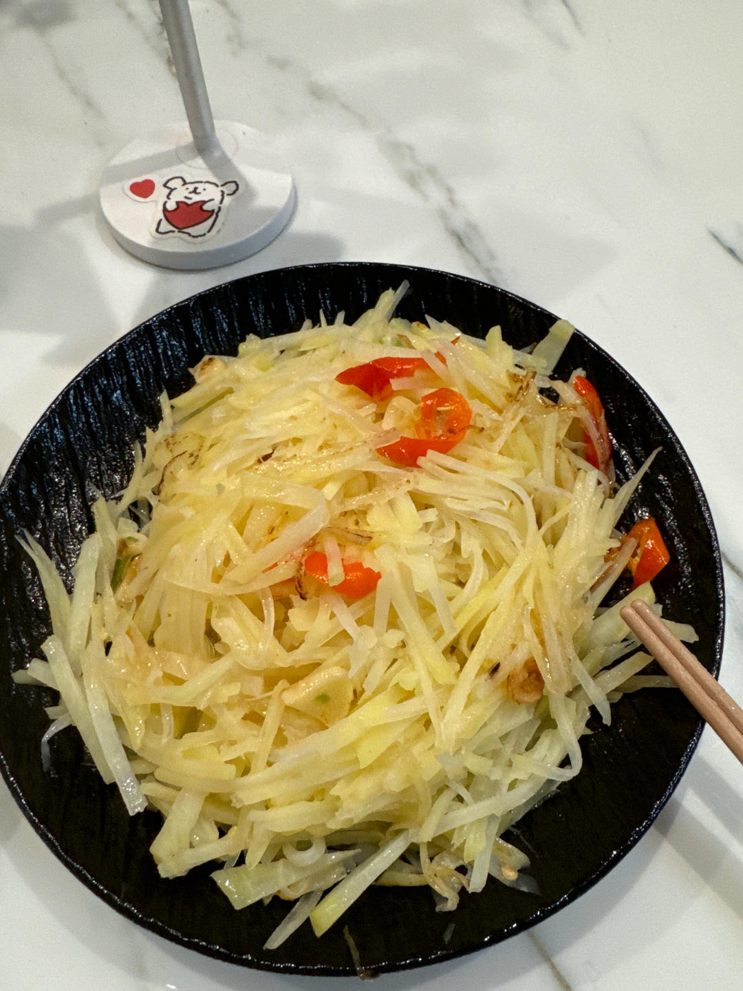 酸辣土豆丝的家常做法 超级下饭