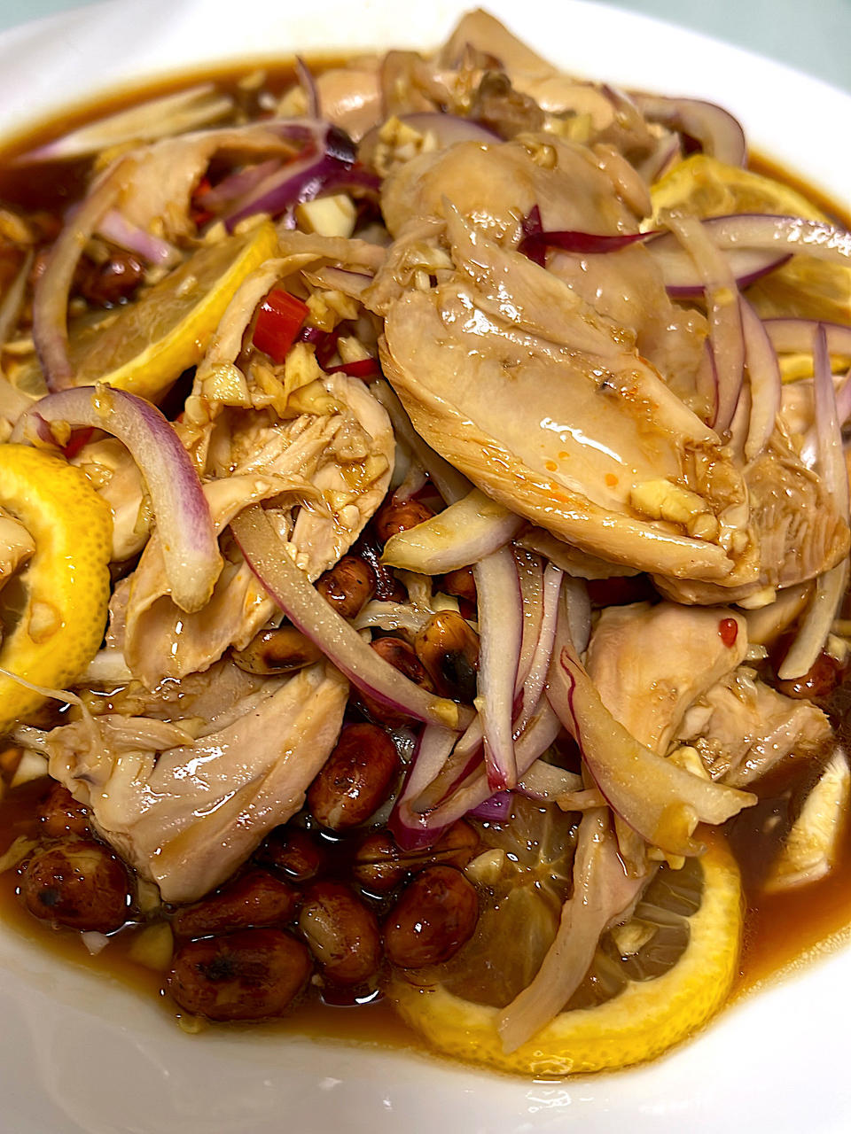 抖音凉拌鸡腿肉