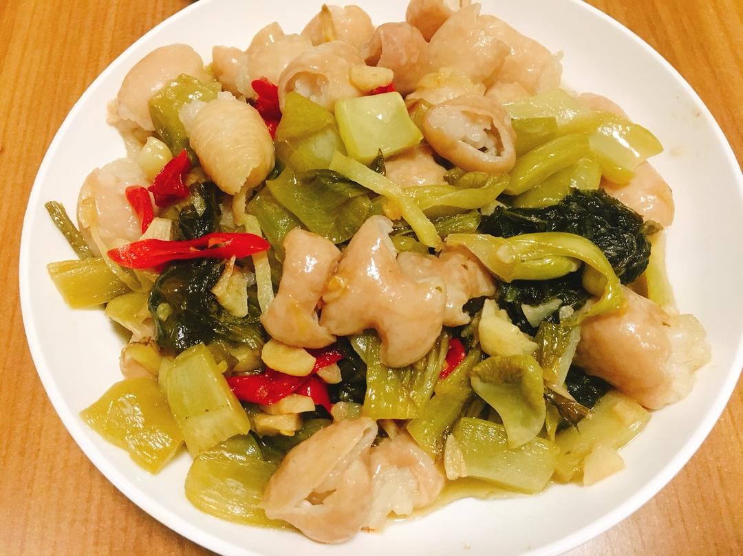 酸菜炒大肠（附超详细大肠清洗步骤）