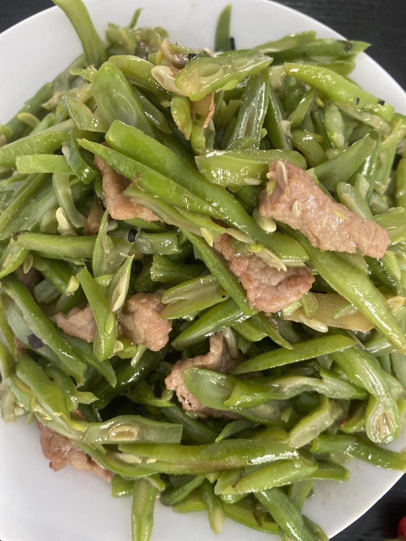 豆角丝炒肉