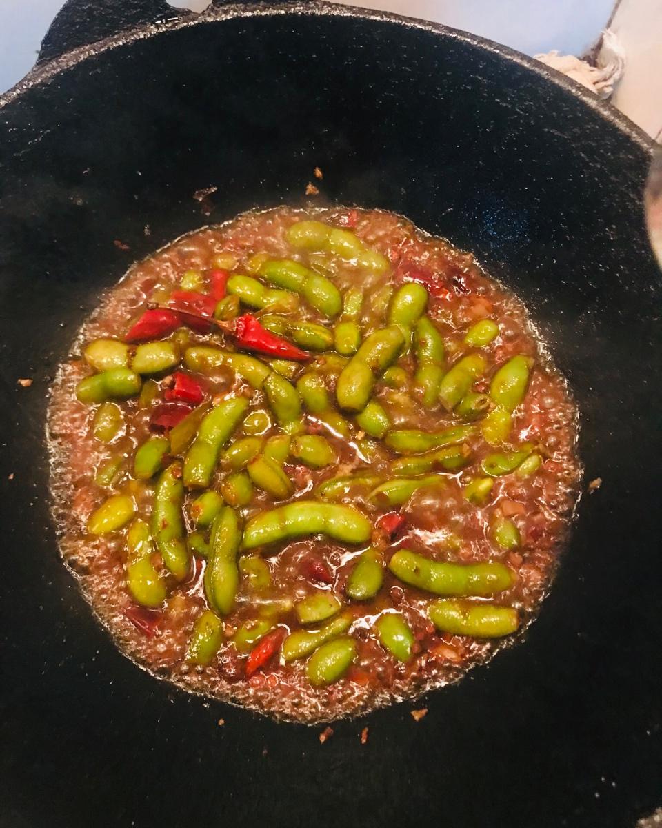 辣炒毛豆