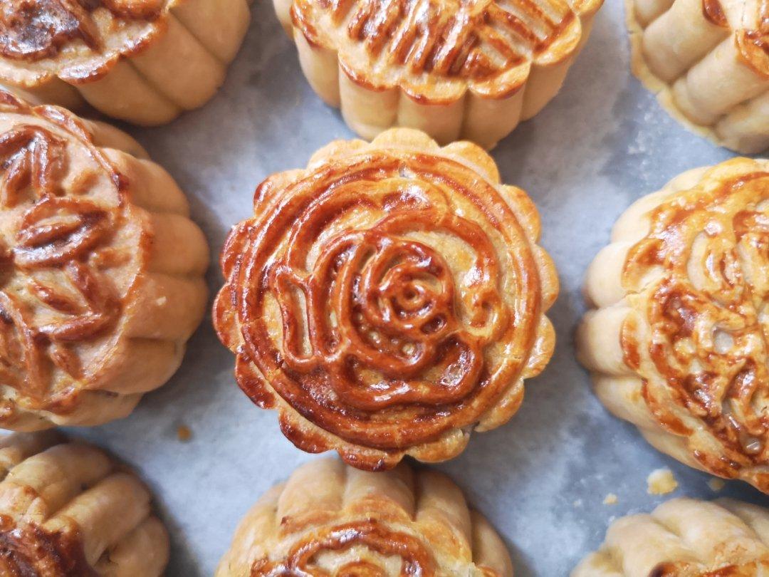 《Tinrry+》教你做广式大月饼（芋泥+麻薯+咸蛋黄肉松）