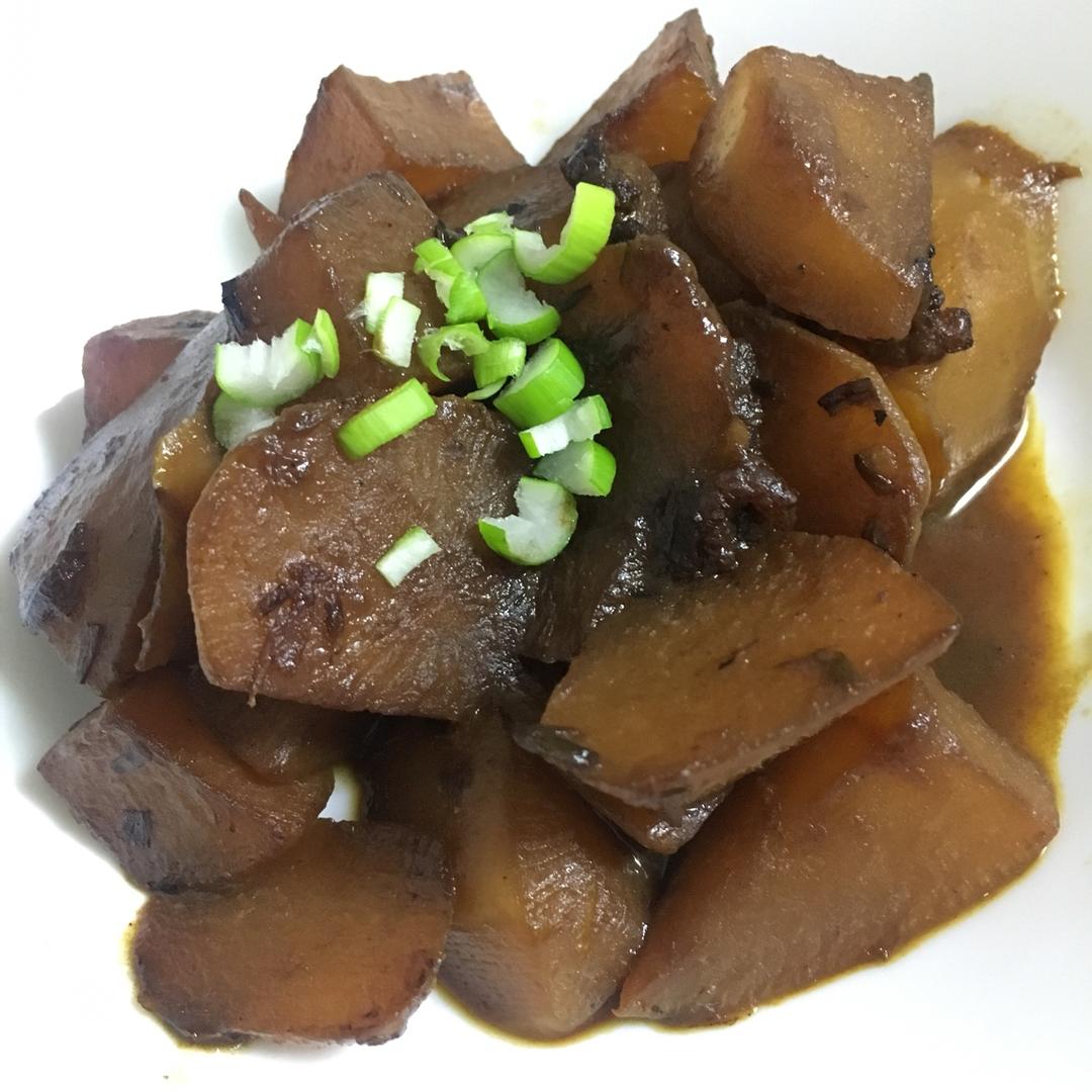 鲍汁烧白萝卜