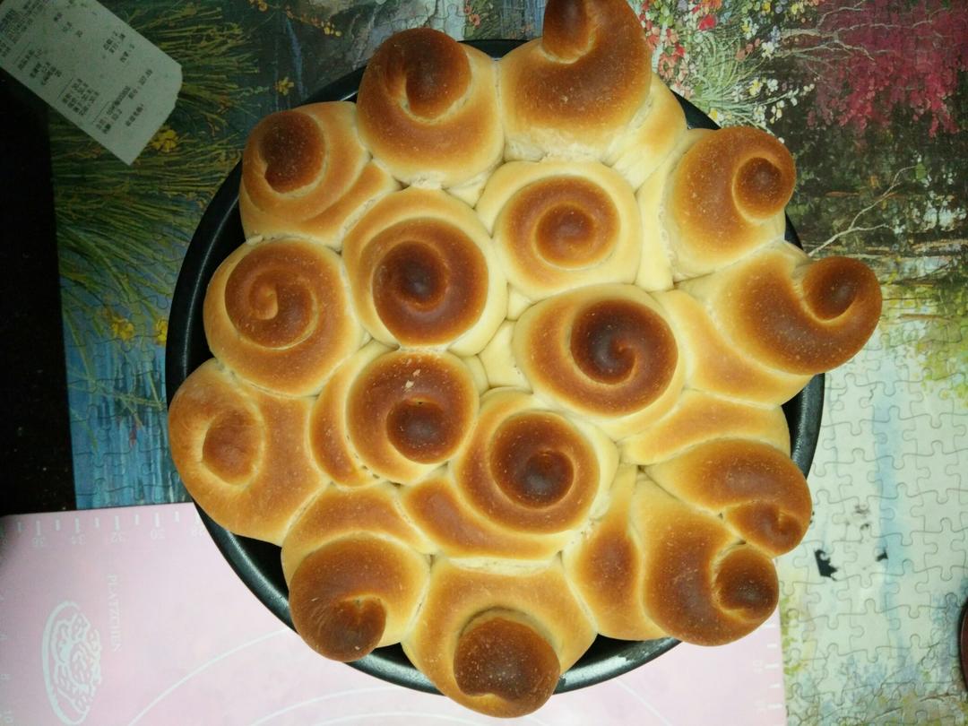 奶油蜂蜜小面包