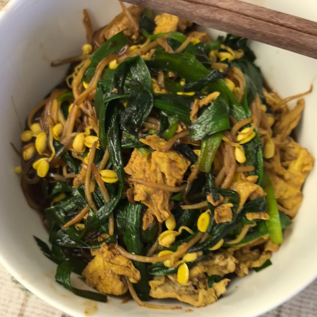 炒合菜～经典的拌饭菜，真的太香了