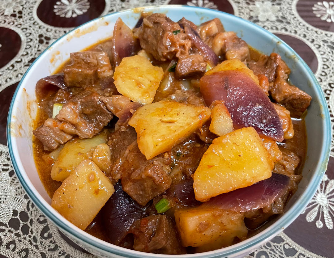 土豆炖牛肉